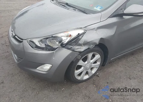 2012 Hyundai Elantra Limited from USA, damaged, VIN 5NPDH4AE7CH112085